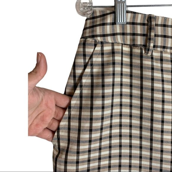 Express X Negin Mirsalehi Plaid Trouser Pant Size 10  Fallcore Work wear Career - Picture 5 of 10